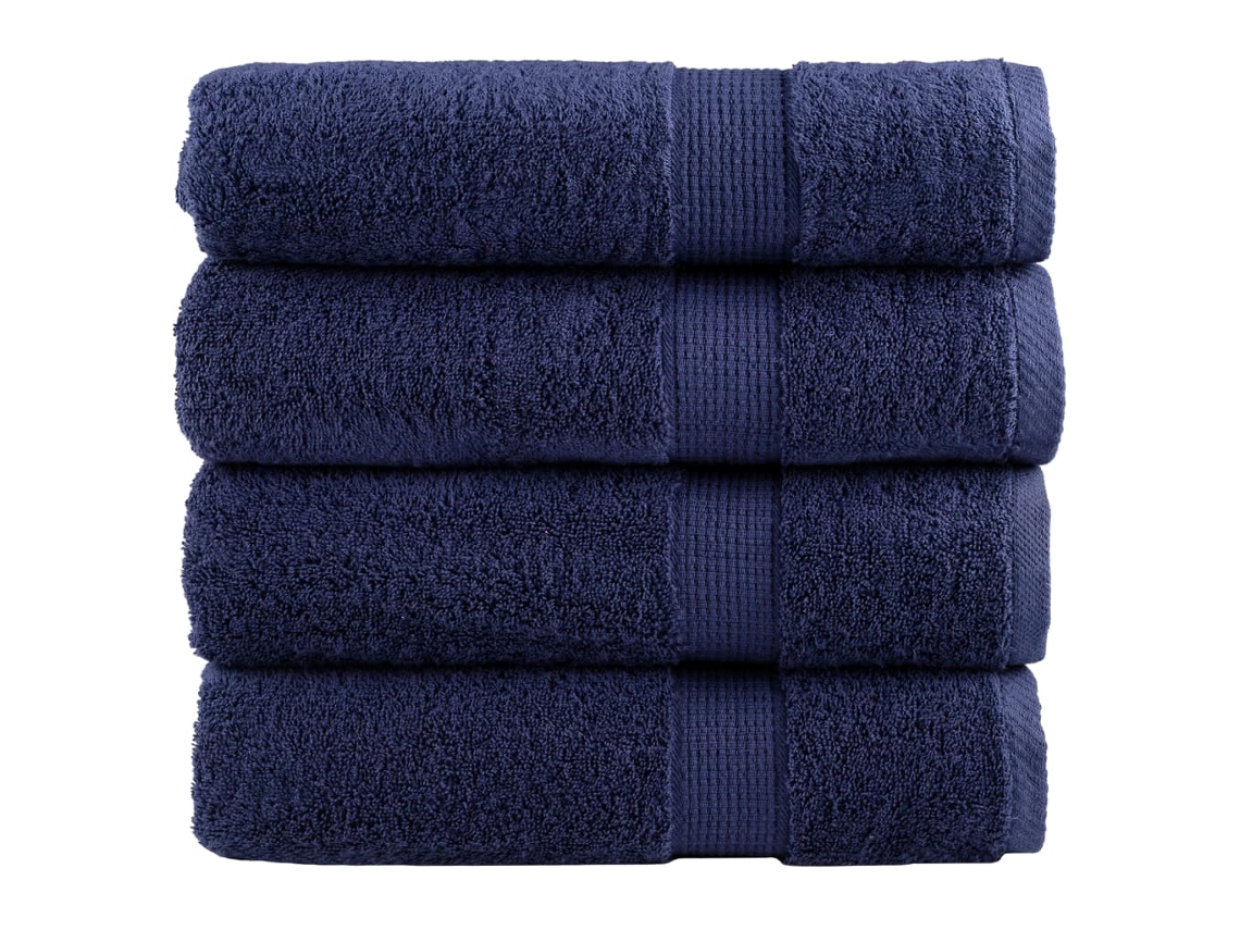 Hand Towel, Hand Towels Vidaxl Azul Algodão (50 X 100 Cm)