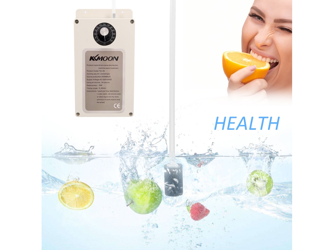 Purificador de ar doméstico portátil multifuncional com máquina de ozônio de 2000mg/h