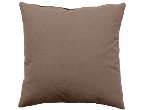 Coussin Removível Uni Em Algodão Taupe 60x60 Cm