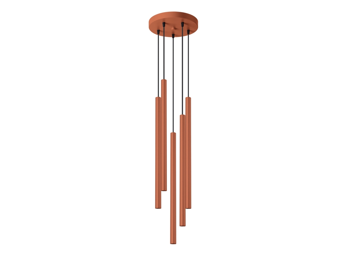 Sollux Sl.1528 Lámpara Colgante Pastelo 5p Rojo Ocre Ocre Rojo