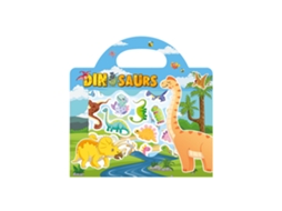 Jogo de Quebra cabeça Educativo Infantil Totalmente Novo, com Tema de Animais de Desenho Animado Reutilizáveis. MDUG (estilo 1)