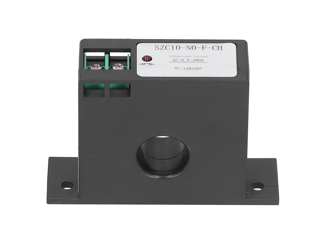 Interruptor De Detecção De Corrente De Contato Normalmente Aberto Autoalimentado 0.5-200a Szc10nofch Para Fornecimentos Industriais