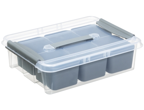 Caixa de Armazenamento de Equipe de Plástico Probox Diy 8 Litros PLAST TEAM