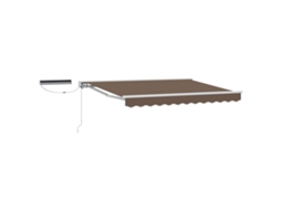 Vidaxl Toldo Retrátil Elétrico Cinzento-acastanhado 3 X 2,5 M