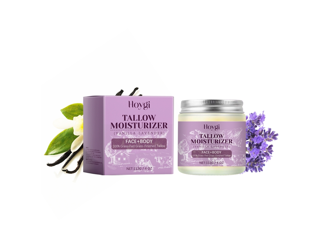 Hidratante Sebo de Boi Hoygi com Baunilha e Lavanda para Nutrição e Pele Suave LAXISCREED