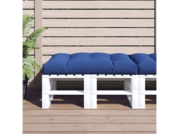 Vidaxl Almofadão Para Sofá De Paletes 120x80x12 Cm Tecido Azul Real