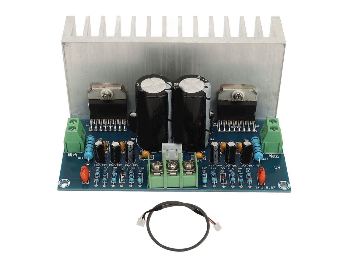 2026 placa de Amplificador de Potência Xh M210 Tda7293 2 Canais 100w+100w Módulo Pcb Hifi Av 12 32v