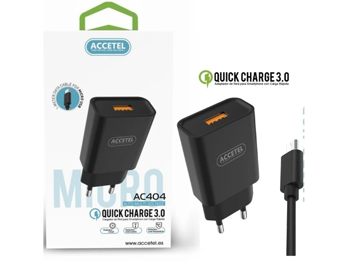 Kit Carregador + Cabo Type C AC404B para Apple iPhone 16 Pro Max Multi-Voltagem Automática Rápida Velocidade de Carregamento 2.1A Preto