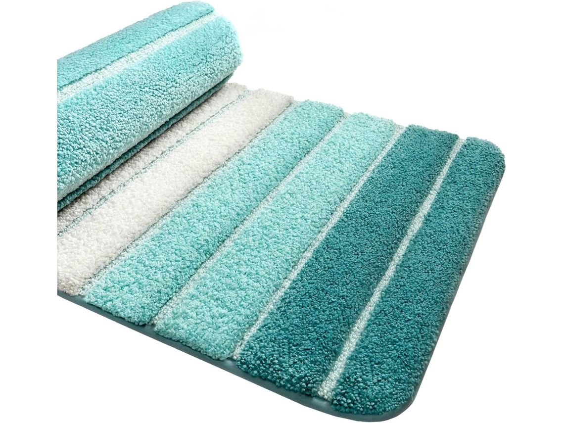 Tapete De Casa De Banho Extra Suave E Absorvente 40x60cm Verde