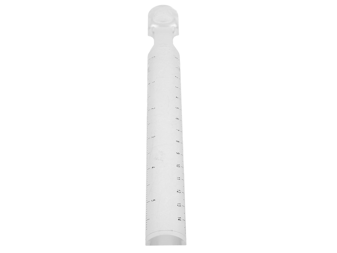 Lurelia Régua Plástica Com Com Lupa Para Artesanato