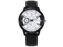 Reloj Deportivo Casual Unisex Com Pulseira De Silicone (branco)