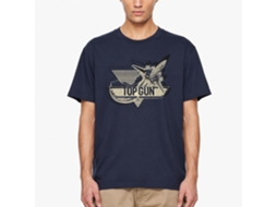 Rockinstone Top Gun Movie Plane Navy Adult T-shirt Size:m