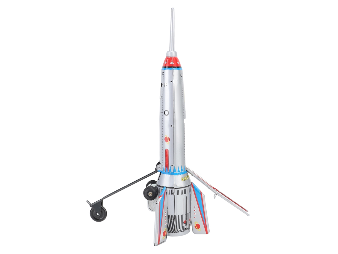 Brinquedo de Foguete de Lata Ms378 | S/MARCA