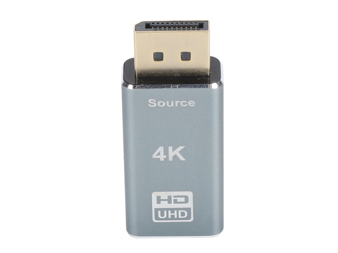 Adaptador profissional DisplayPort para HDMI plug and play 4K a 30Hz, 1080p a 120Hz para TV e projetor | S/MARCA