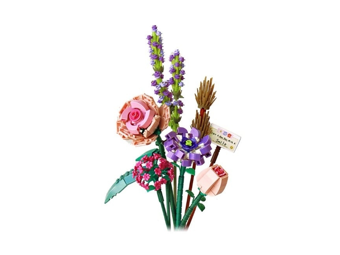 Buquê De Flores Artificiais Em Blocos, Sem Vaso Lurelia