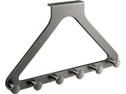 Cabideiro De Metal Reforçado Porta