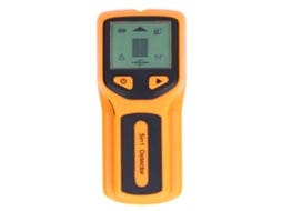 Scanner de parede multifuncional 5 em 1 com visor LCD, localizador de vigas de metal HW430 amarelo