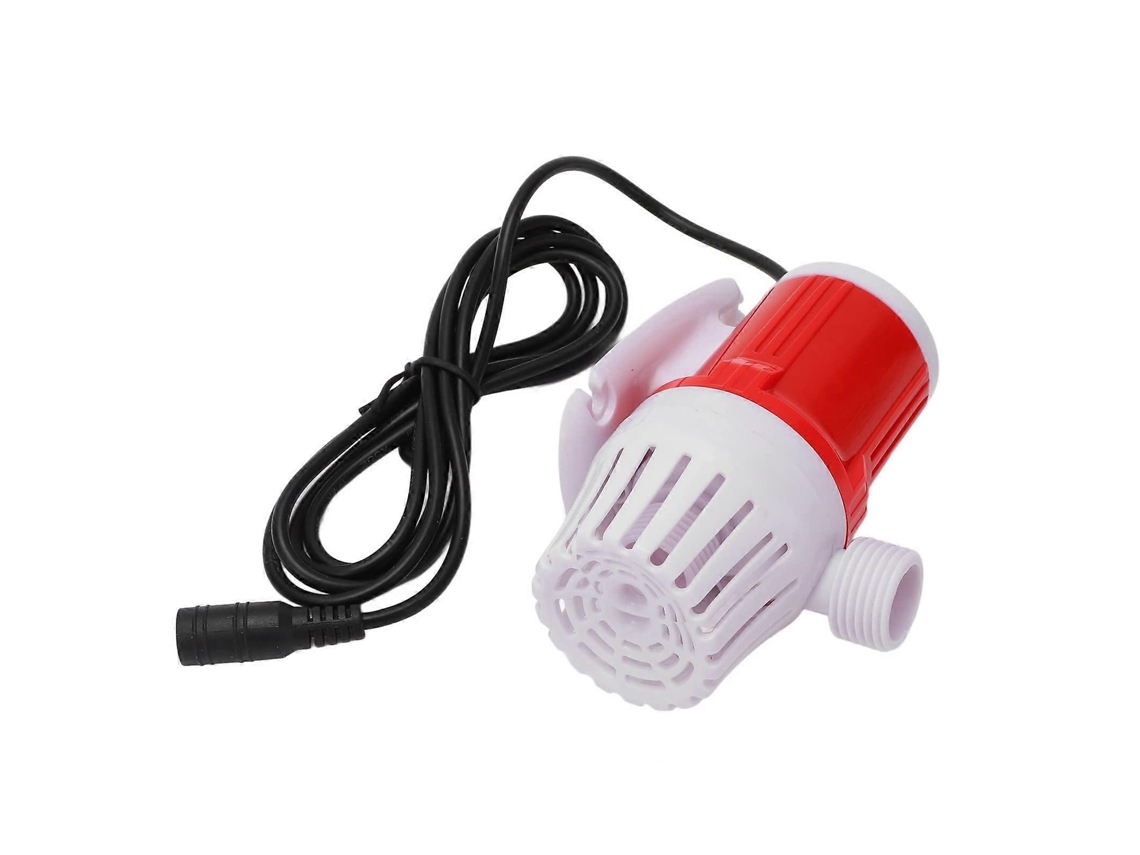 Bomba Submersível Dc12v 20w 1200l/h Ultra Silenciosa com Cabeça de Descarga 16.4ft para Fonte de Aquário e Rega