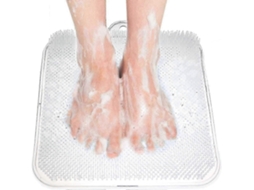 Massageador De Limpeza Pés Para Chuveiro, Esfoliante Spa Com Ventosa Melhora A Circulação Dos P És E Reduz Dor Nos (br