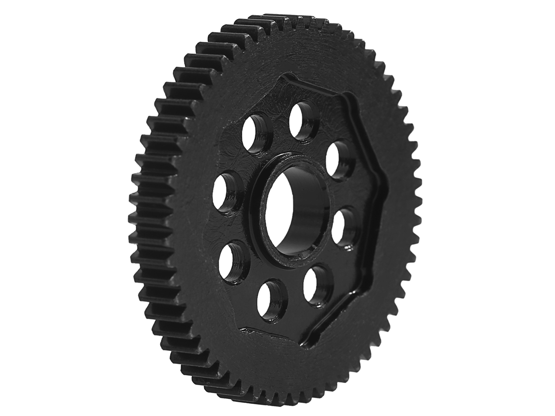 Mali engrenagem Redutora de Aço Metal para Carro Controle Remoto Lc Racing 1/14 Peça de Upgrade 60t