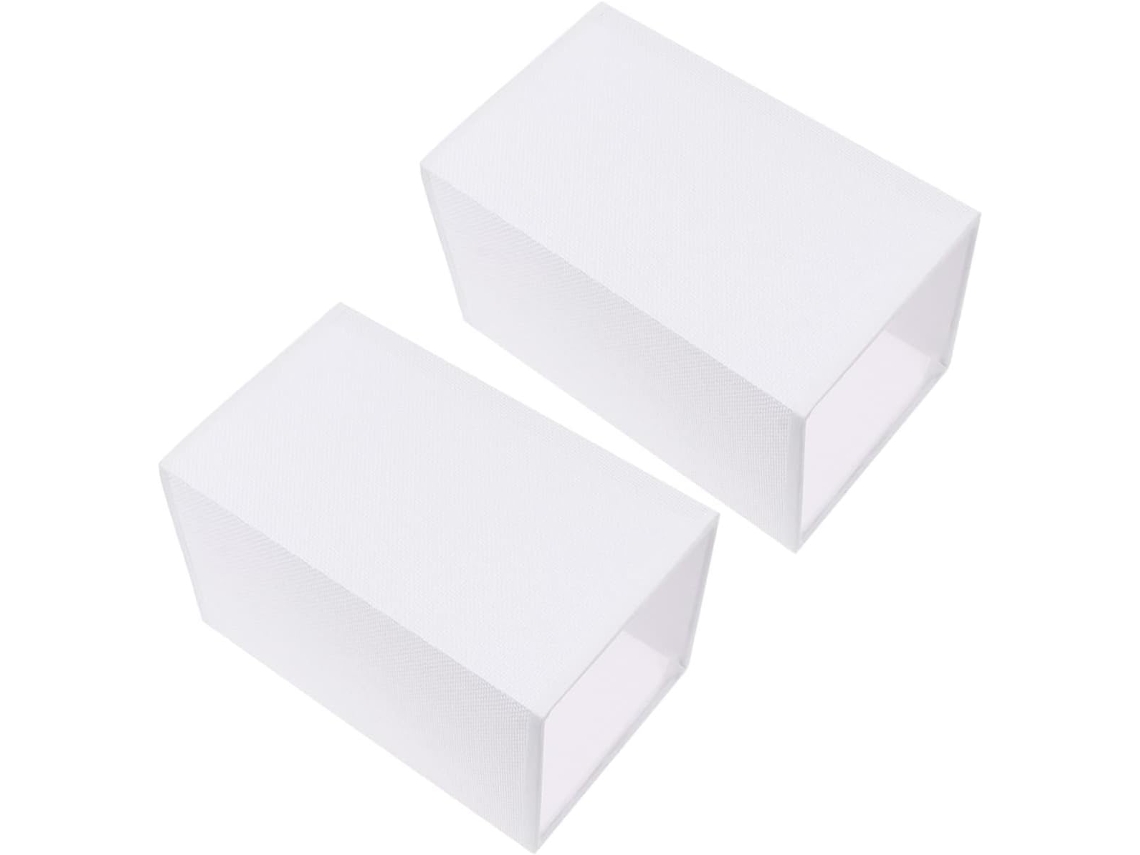 Conjunto de 2 Candeeiros de Mesa Leves com Lâmpada E27 em Tecido. SFUSHOS