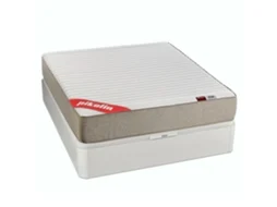 Pack PIKOLIN Sommier Branco + Colchão Visco Leah Compact (105 x 190 - 53 Cm Del Altura)