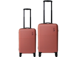 Conjunto 2 Malas De Viagem Milão Cabine+média Pack It