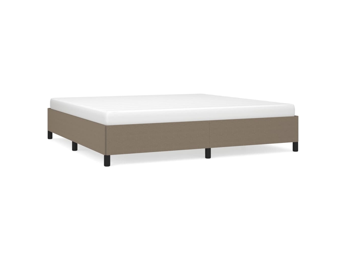 Cama Tecido Cinzento Acastanhado MAISON EXCLUSIVE (200x200 cm)