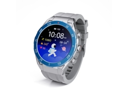 SHAH ARPAN F33 Tws Earbuds Smart Watch 2 em 1 4G Memória Frequência Cardíaca Monitoramento de Saúde Música Esportes Silicone Cinza