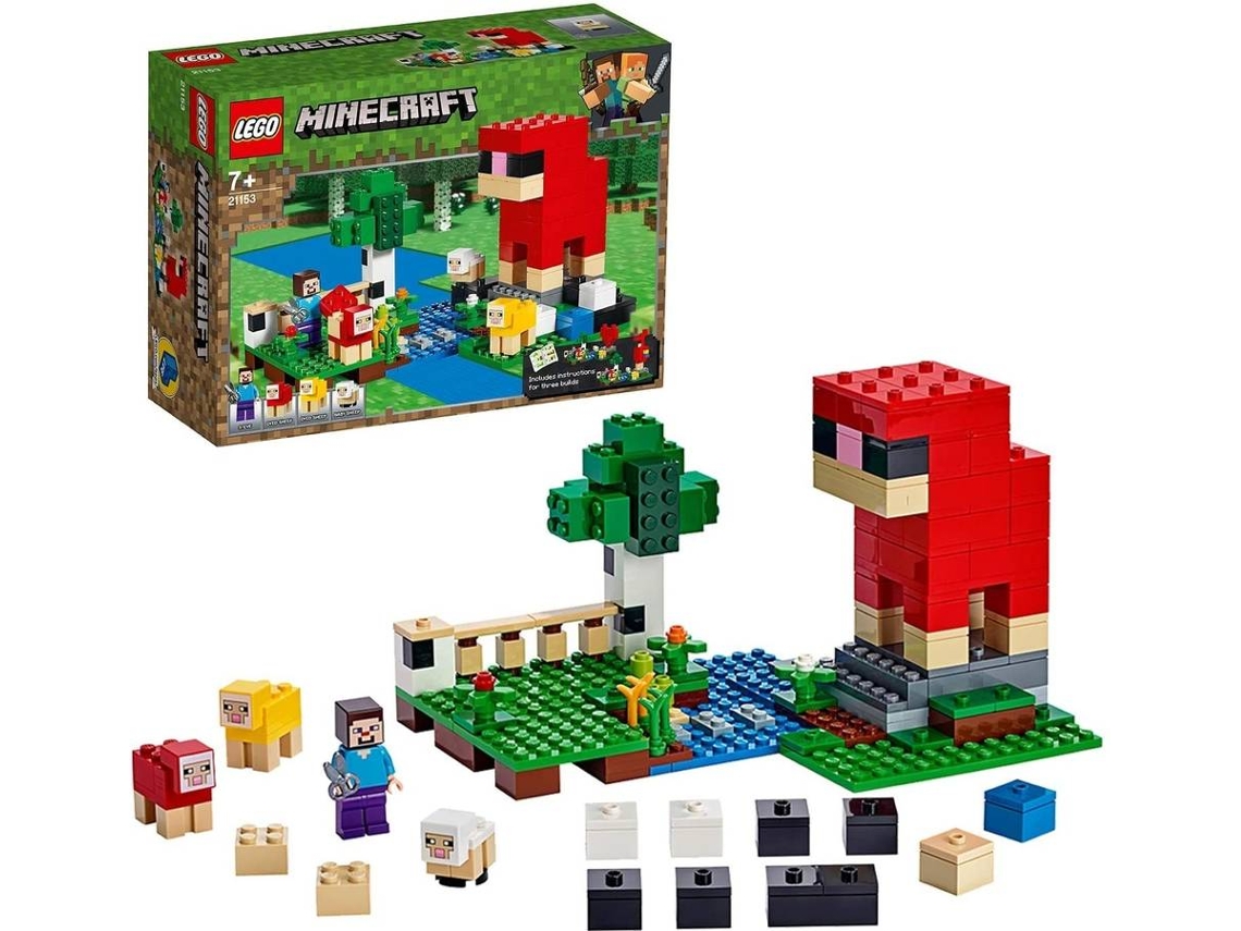 LEGO Minecraft: A fazenda de lã - 21153 (Idade Mínima: 7 anos)