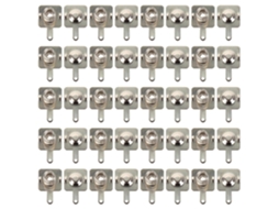 Conjuntos De Placas De Mola Bipolar De 12x12 Mm Em Ferro Niquelado Para Contatos.