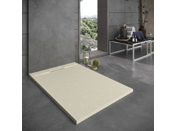 Base de Duche em Resina Vortex Bege 100x80 Cm RC