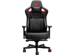 Cadeira Gaming HP OMEN Citadel (Até 136 kg - Elevador a Gás Classe 4 - Preto e Vermelho)