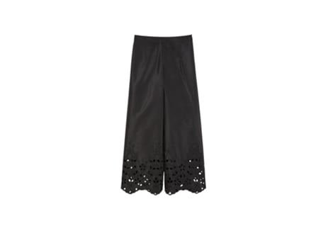 Calça De Mulher Penny Black Lungo Attore Alto Preto (46)