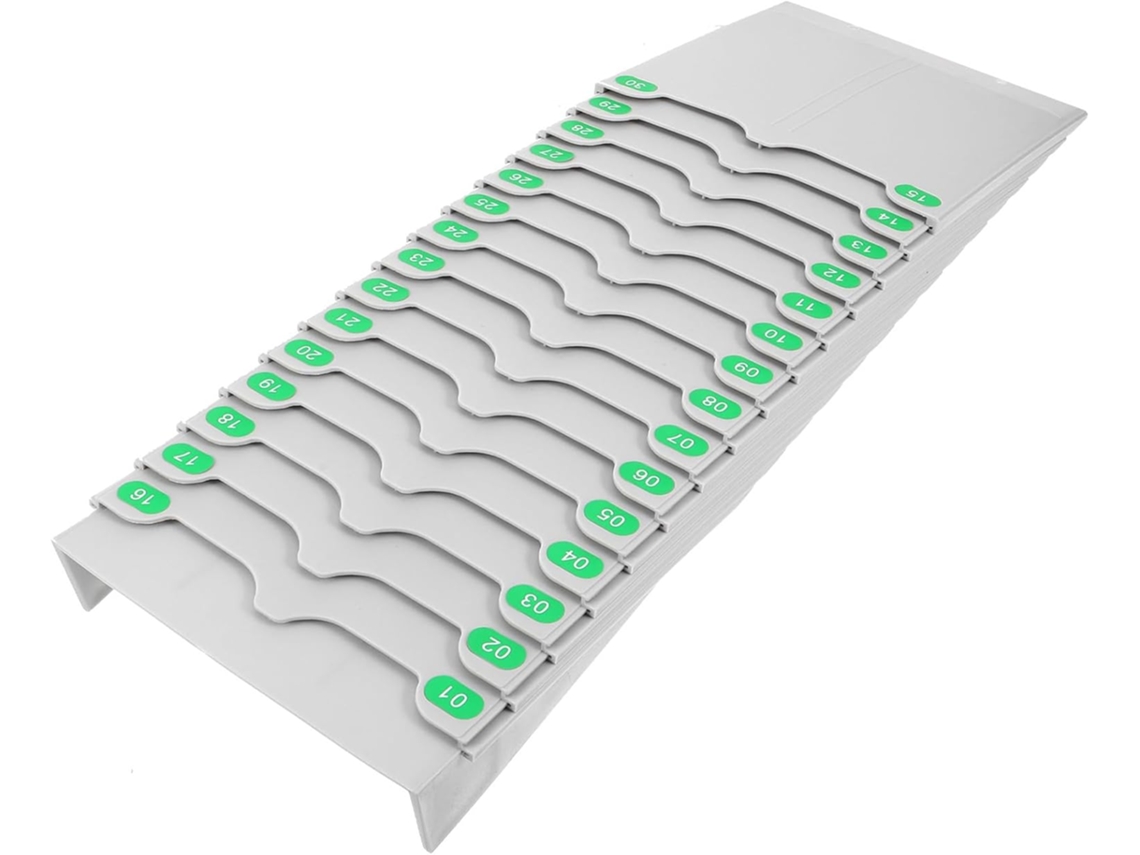 Suporte de Cartão Ponto Extensível Parede Amosfun com 30 Compartimentos, Estrutura Robusta em Metal, Multifunc
