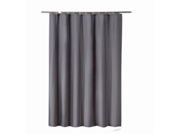 Nova Line lona de Banho Cinza Escuro 80cm X 180cm, Liner Impermeável, 100% Poliéster Macio