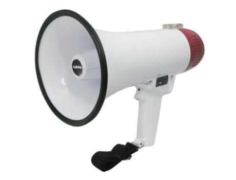Gt 1221 Megafone interno/externo 5W Vermelho, Branco Karma Italiana