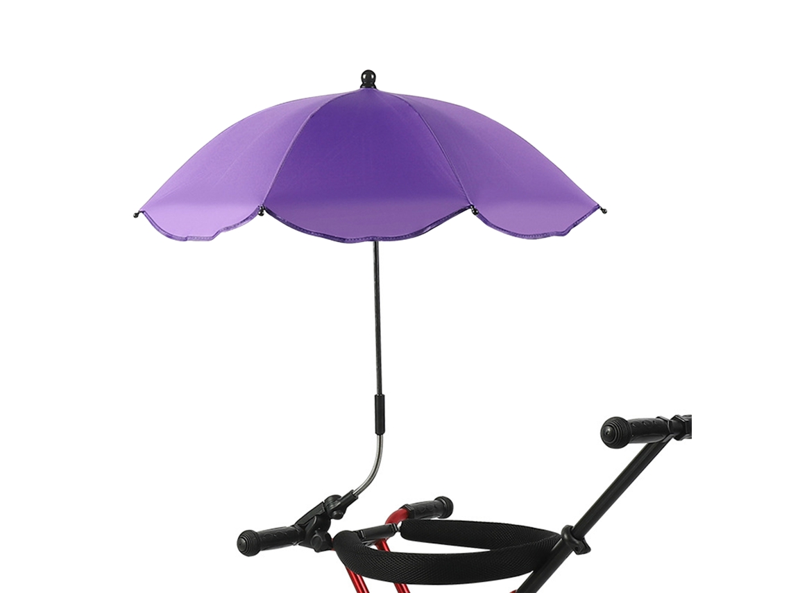 Guarda Chuva De Cadeira Com Prensa Portátil Pátio Carrinhos Roxo