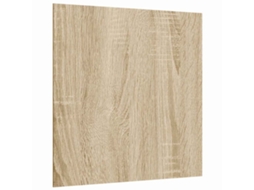Conjunto 12 Painéis De Decoração Vidaxl Castanho Derivados De Madeira (30 X 30 X 0,27 Cm)