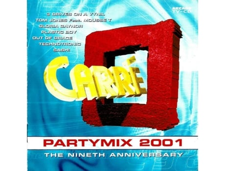 Cd Carré Partymix 2001 - The Nineth Anniversary Roadrunner Arcade Music