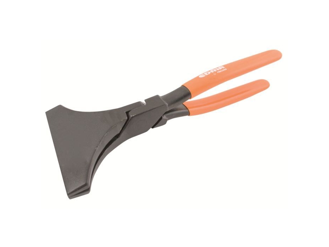 Alicate para Bordas EDMA 100 Mm Reto Borda Reta Entrelaçado Cabos Isolantes