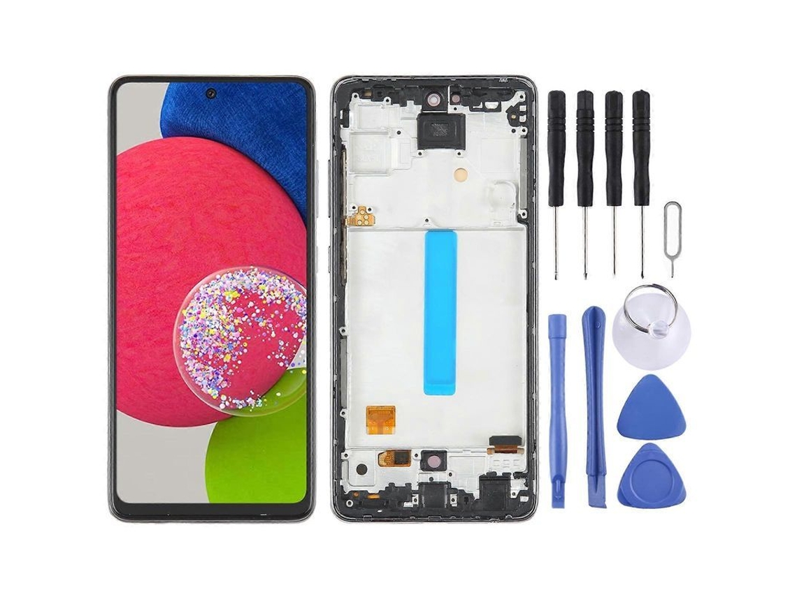 Tela Oled Lcd Completa com Digitalizador e Moldura para Samsung Galaxy A52s 5g Sm a528 CHARM