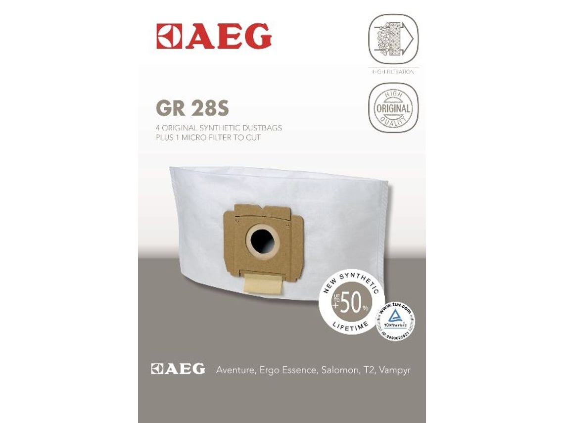 Sacos de Aspirador AEG Grobe 28 (4 unidades)