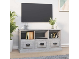 Vidaxl Móvel de Tv 100x35x50 Cm Derivados de Madeira Cinzento Sonoma
