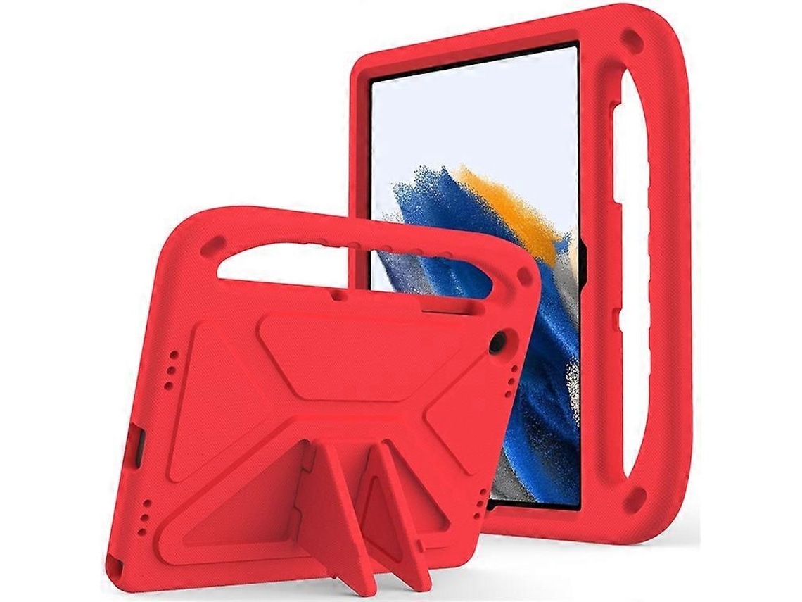 Capa Para Tablet Samsung Galaxy Tab A9+ Com Design De Alça, Feita Em Eva E Com Suporte Integrado.