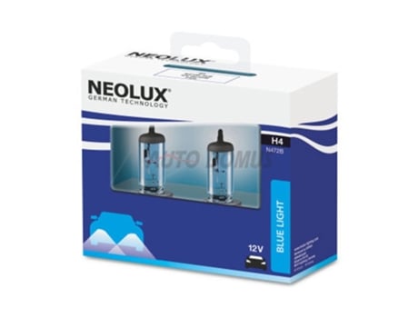 Kit Lâmpadas NEOLUX Blue Light H4 12V60/55W P43T[2 Un]