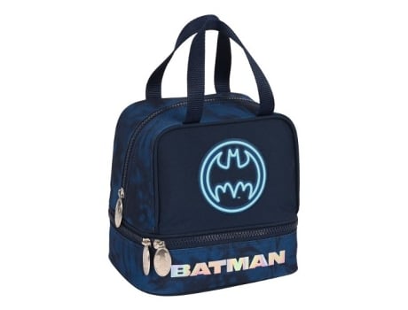 Lancheira Batman Legendary Azul Marinho 20 x 20 x 15 cm