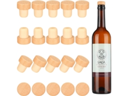Rolhas Reutilizáveis Para Garrafas De Vinho, Perfeitas Para Artesanato E Decoração, Suaves E Úteis, Garantindo Uma Boa Vedação Hermética Na Garrafa