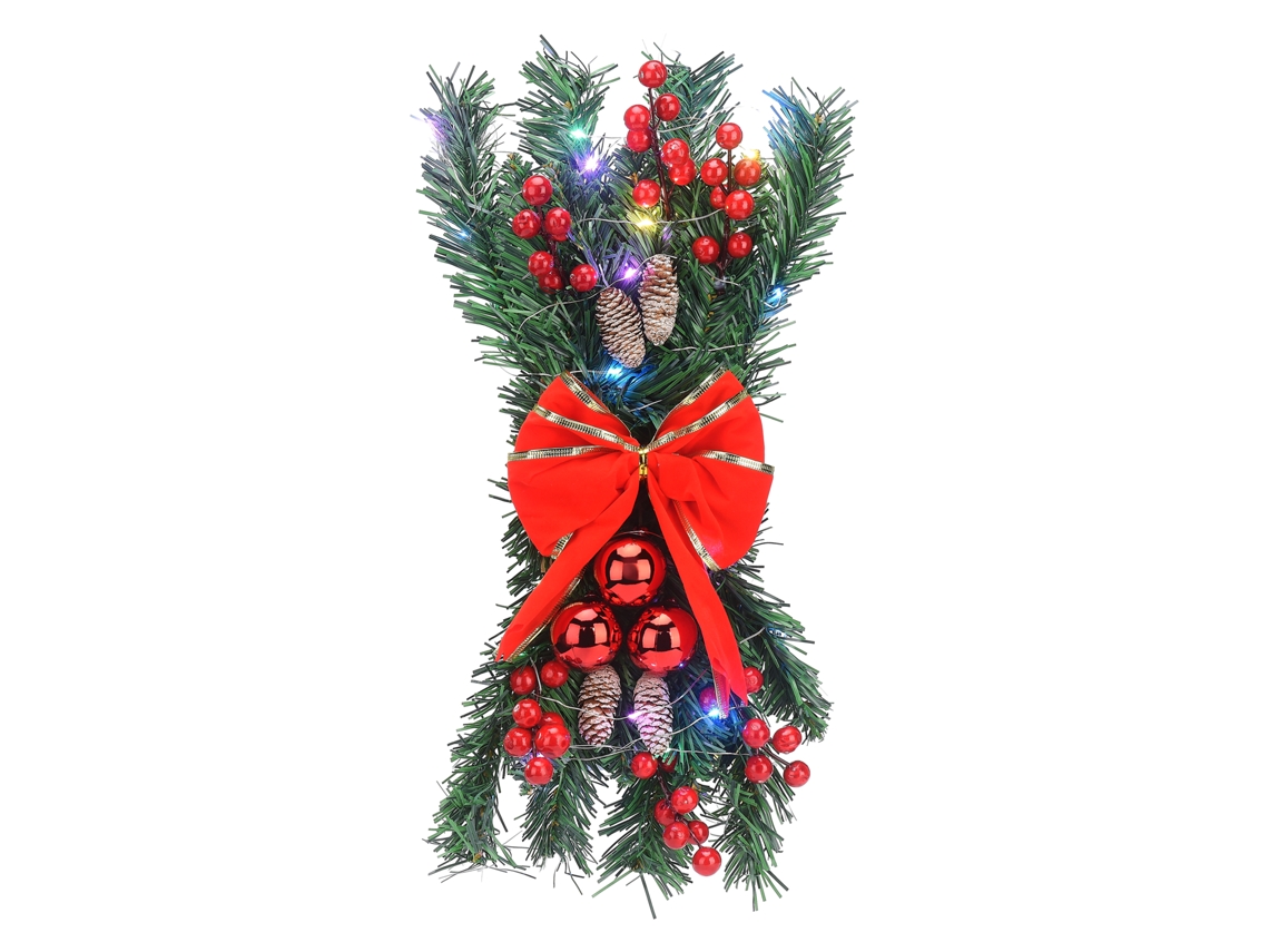 Guirlanda De Escada Natal Iluminação Decoração