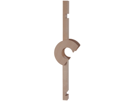 Puzzle XYLOBA Madeira - Bege - 24 x 6 x 3 cm)